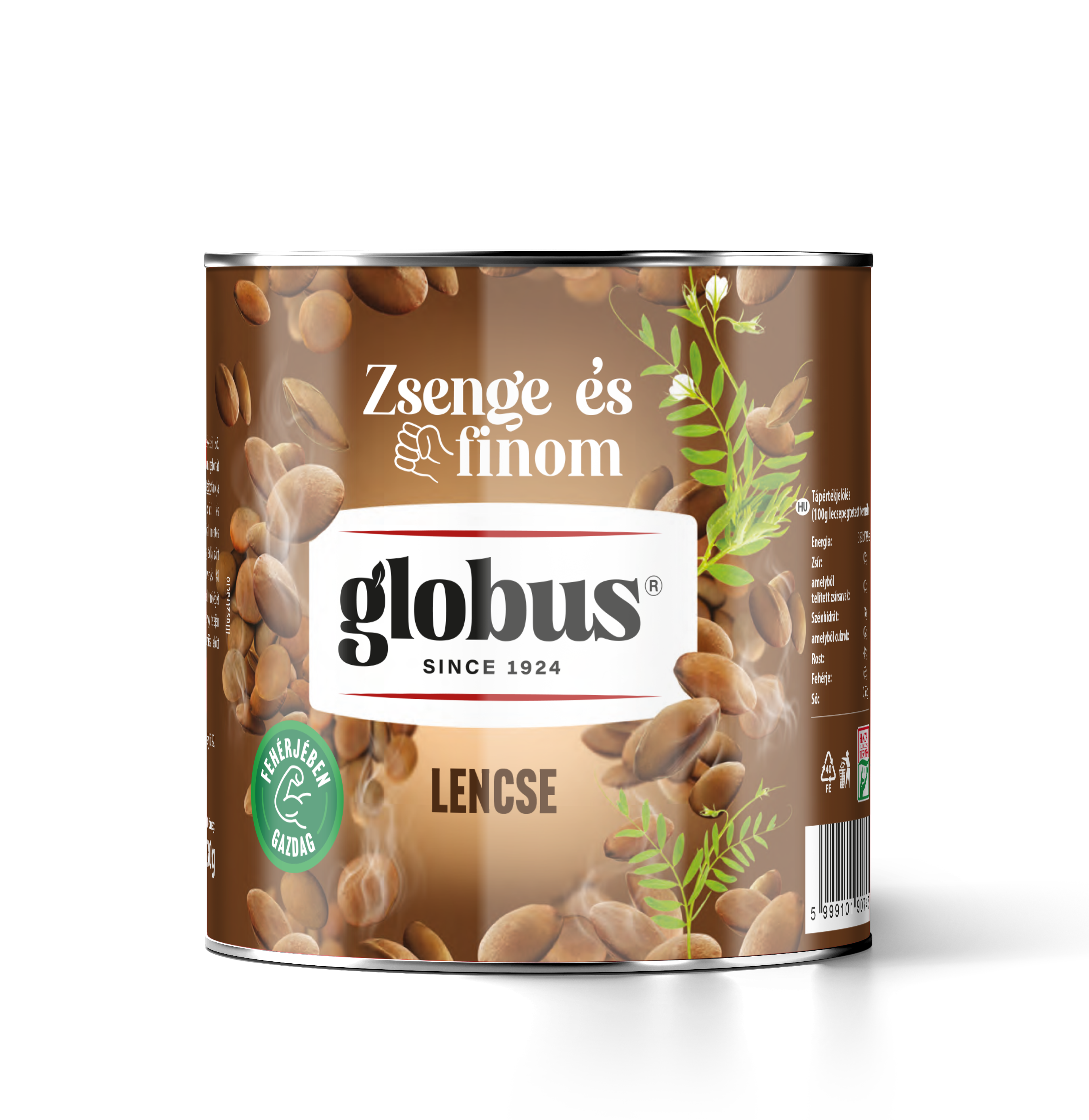 GLOBUS Lencse 800g/530g